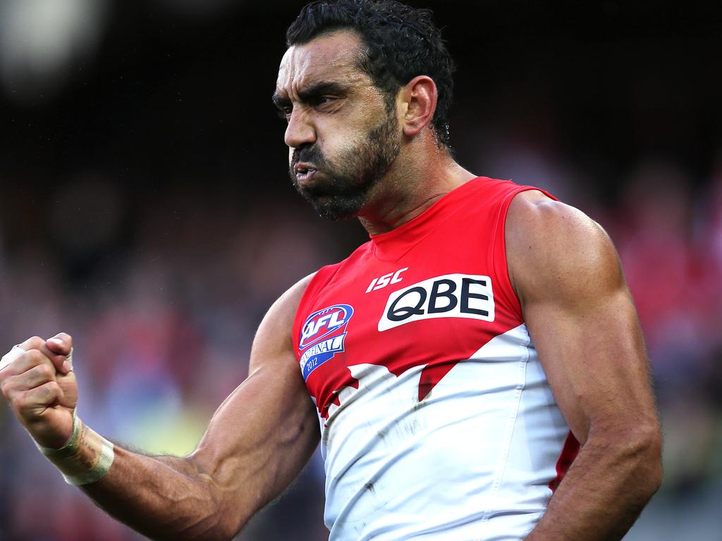 Goodes achieved every possible accolade during a stellar career with the Swans. Picture: Phil Hillyard