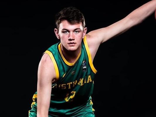 Tassie hooper Jacob Furphy says heâs aiming to lead Tasmania  to gold at the upcoming under-18 National Basketball Championships. Pic courtesy of Basketball Tasmania.