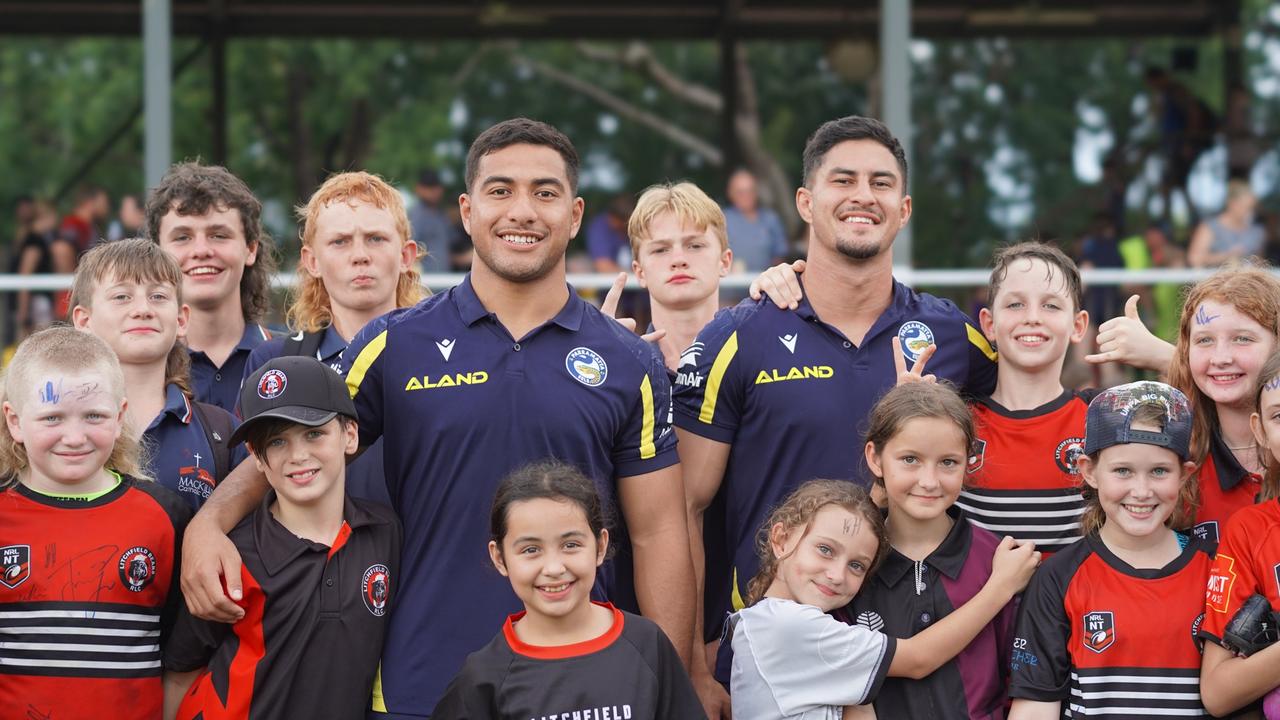 Will Penisini and Dylan Brown with NT kids