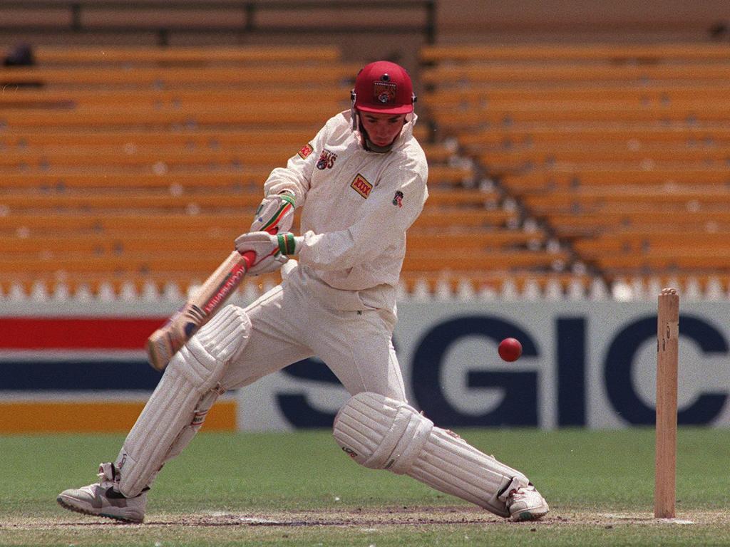 Maher in action for Queensland in 1995. Picture: News Corp Australia
