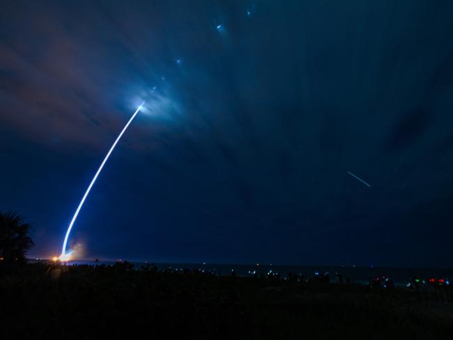 The uncrewed rocket was on its first test flight. Picture: Getty Images via AFP