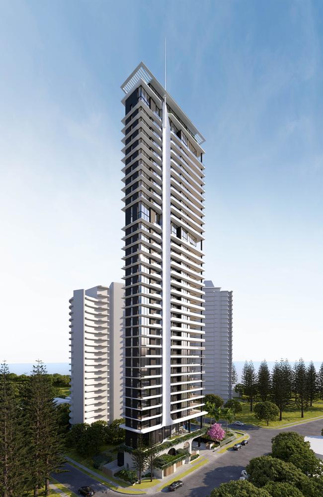 The new Main Beach tower project. Photo: Supplied