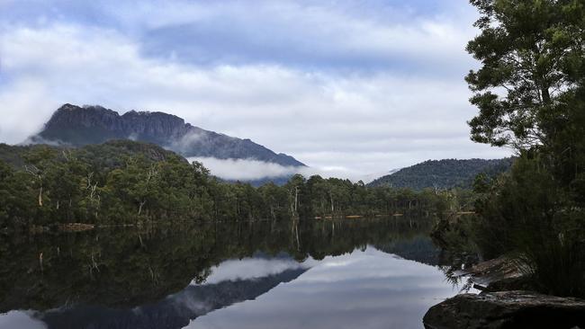 Lake Rosebery and Mount Murchison near Tullah. PICTURE CHRIS KIDD