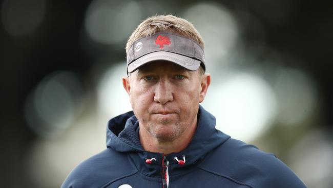 Trent Robinson is turning into a modern day great as he eyes a third title with the Roosters. Picture: Getty