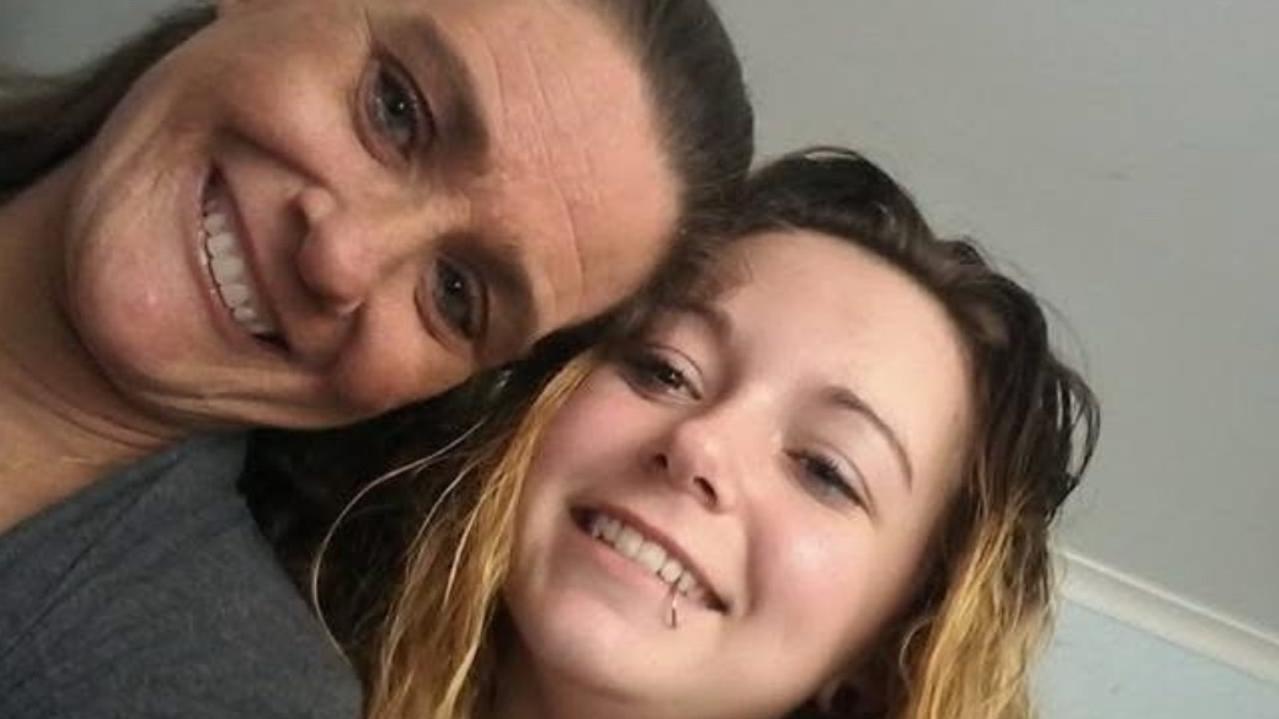 Mum of six, Sandra Shipley with her second eldest child Shannon.