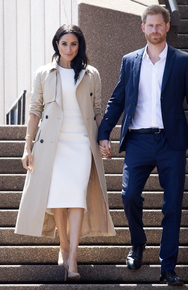 Day one, taking a stroll on the steps of the Sydney Opera House.