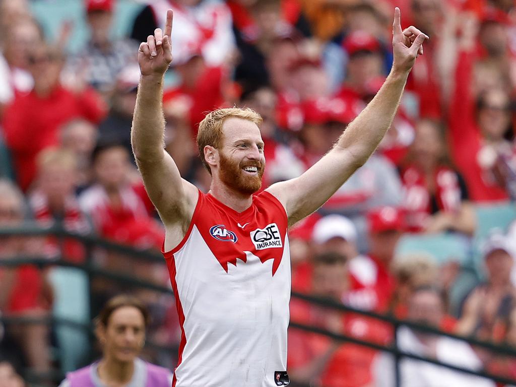 Francis is set to play a key forward role in his first game against his former club, Essendon. Picture: Phil Hillyard