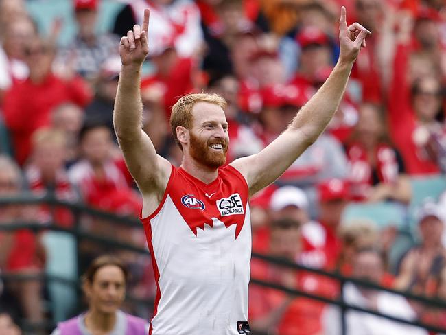 Francis is set to play a key forward role in his first game against his former club, Essendon. Picture: Phil Hillyard