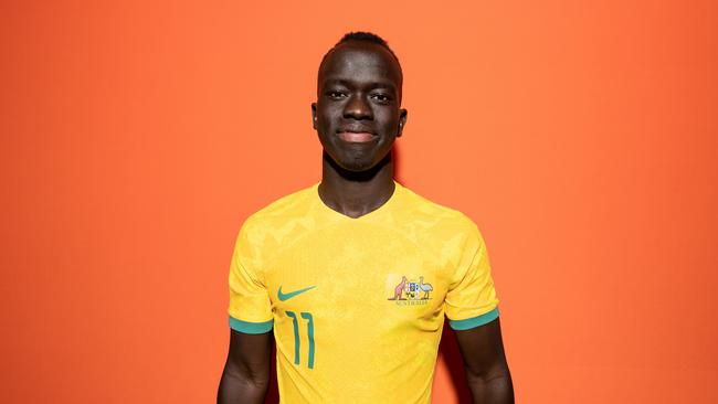 Young Australian of the Year Awer Mabil. Picture: Getty Images