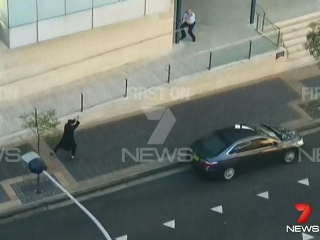 Farhad Jabar, 15, just moments before he was shot dead. Picture: Channel 7