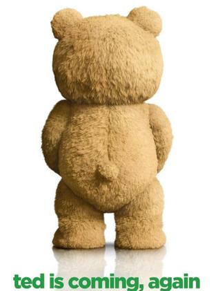 The crude teaser poster for Ted 2.