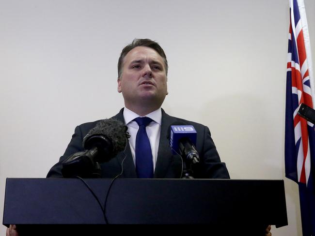 Downfall ... Minister Jamie Briggs / Picture: Kelly Barnes