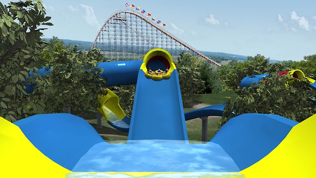 World s longest water slide the Mammoth water coaster to open