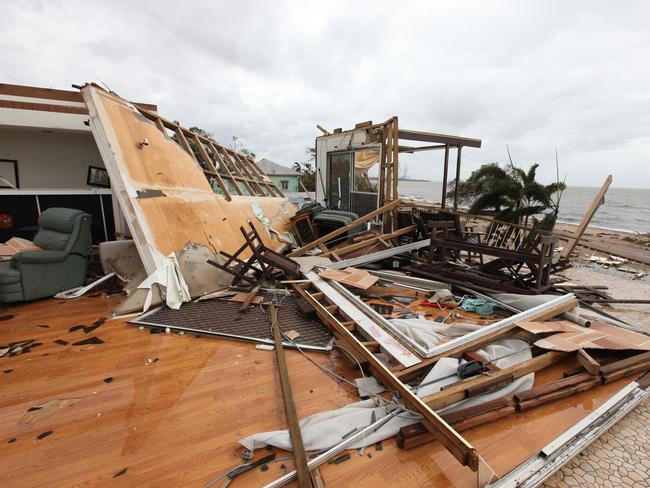 Damage from Cyclone Yasi, which devastated North Queensland a decade ago. Picture: Rob Maccoll