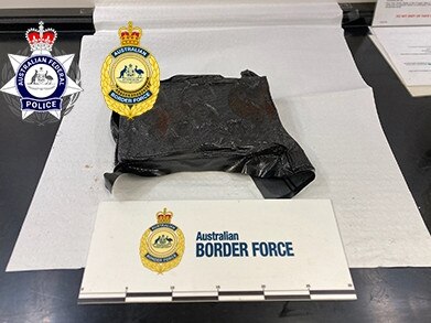 Australian Border Force (ABF) officers allegedly detected the illicit drugs on Saturday. Picture: AFP