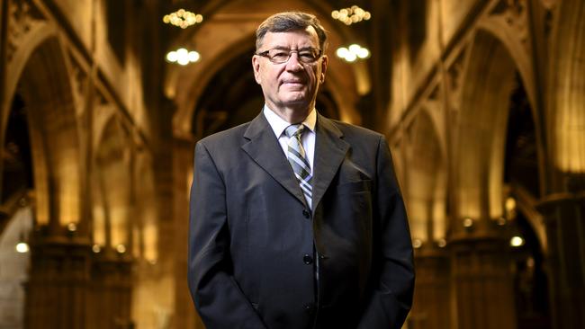 Bishop Glenn Davies at St Andrew's Cathedral in Sydney. Picture: Darren Leigh Roberts