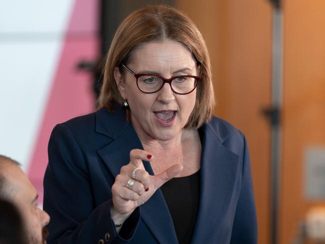 MELBOURNE, AUSTRALIA - MAY 20: Victorian Premier Jacinta Allan speaks to journalists during the budget lock up on May 20, 2025 in Melbourne, Australia. Victoria's 2025Ã¢â¬â26 state budget was delivered today, with Treasurer Jaclyn Symes pledging there will be no new taxes introduced this year. The budget is expected to project a $600 million operating surplus, focus on easing cost-of-living pressures for families, and continue a more moderate approach to infrastructure spending amid ongoing efforts to stabilise state debt. (Photo by Asanka Ratnayake/Getty Images)
