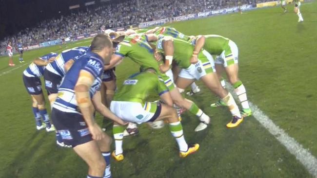 Josh Reynolds’ questionable contact on Aidan Sezer.