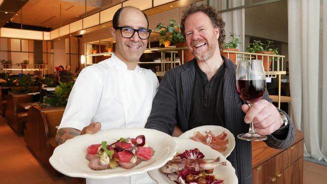 Joey Vargetto and David Mackintosh will open their new Italian restaurant Cinque Terre at Chadstone’s luxe foodie hub The Social Quarter. Picture: David Caird