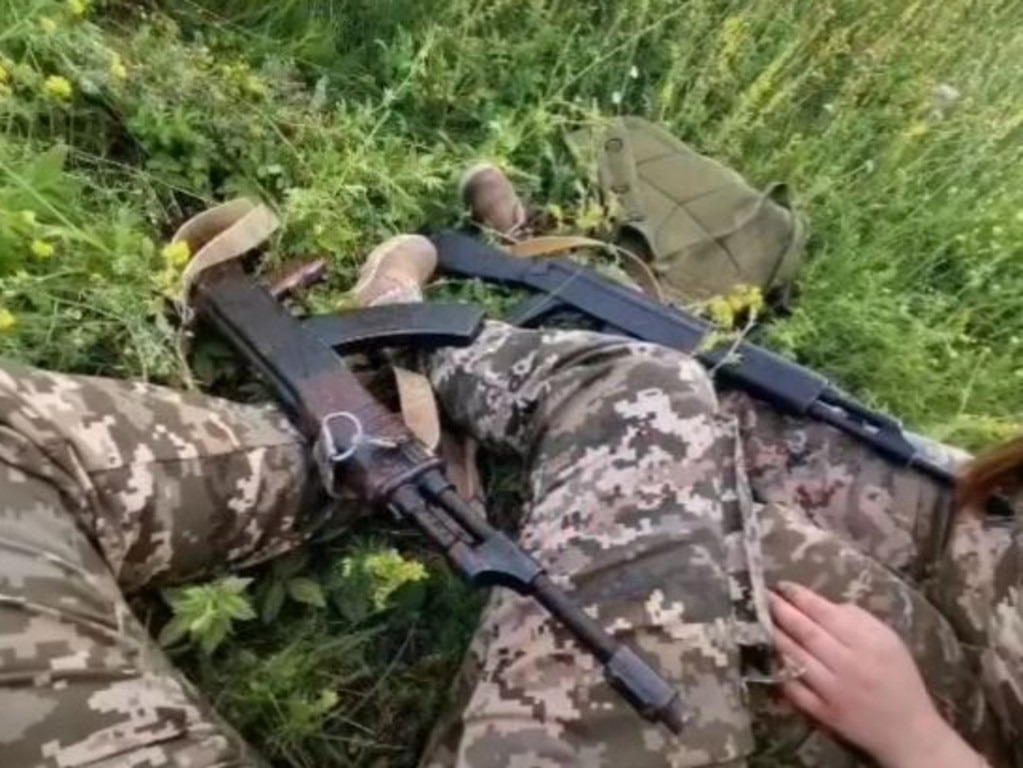 Videos under the hashtag 'military girls' have garnered thousands of likes. Picture: TikTok/@@vi.ka_222