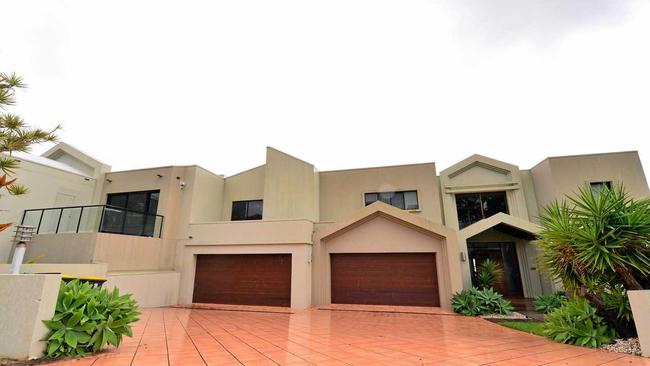 This multi-million dollar home still standing vacant and unfinished 11 years after it was controversially built. Riverview Avenue, Buderim. Picture: John McCutcheon