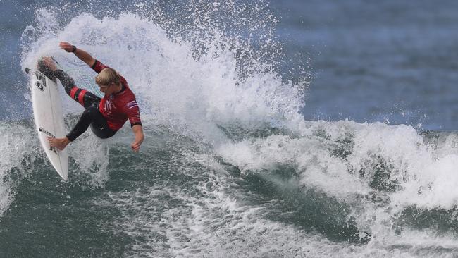 John John Florence in action at Bells Beach. Picture: Alex Coppel.