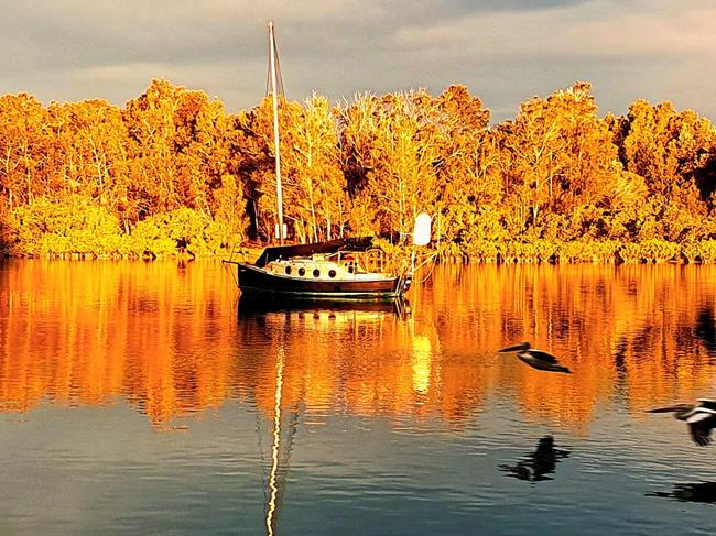 Bronwyn Hawkes with a beautiful shot on the Nambucca River. Coffs cover image.