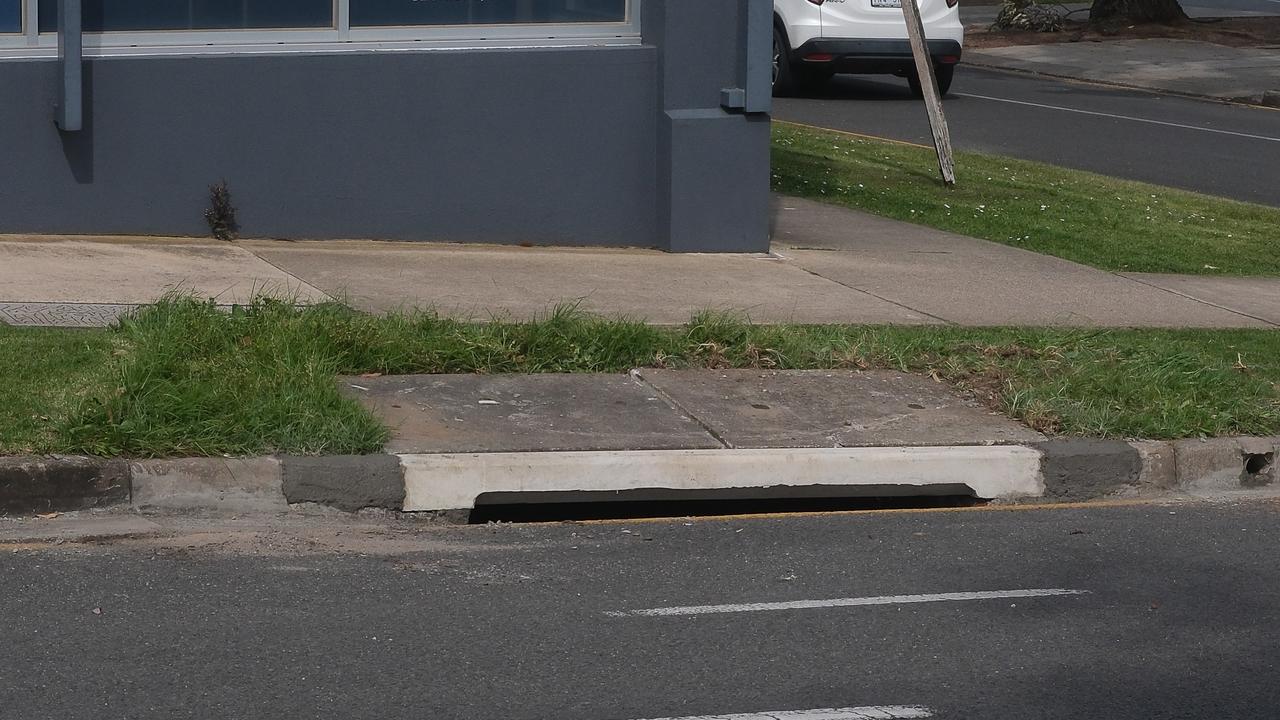 A fixed drain in Torquay.