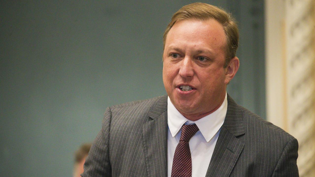 Queensland Premier Steven Miles during question time at Queensland State Parliament. Picture: NewsWire / Glenn Campbell