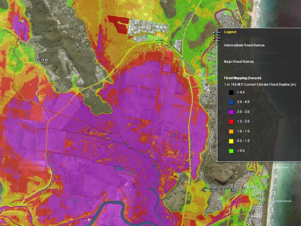 Flood Map Sunshine Coast Sunshine Coast Development | The Courier Mail