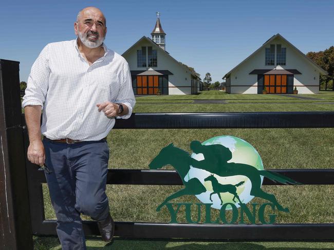 Sam Fairgray, Yulong’s Chief Operating Officer, at the Nagambie stud. Picture: Michael Klein