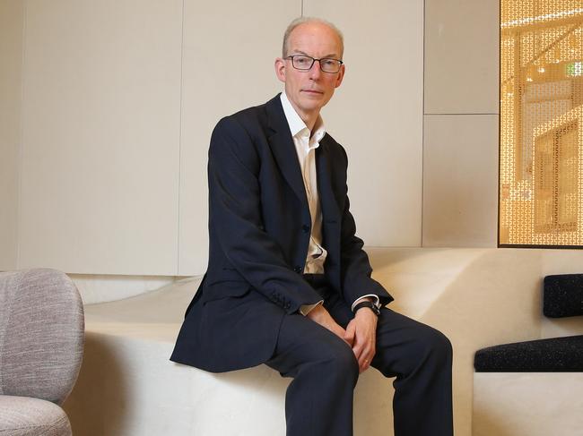 19/11/2021. New QBE Group CEO Andrew Horton, who recently arrived in Sydney from the UK, pictured at their Sydney offices. Britta Campion / The Australian