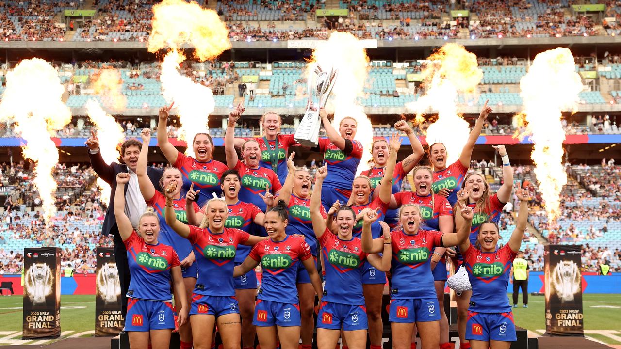 Griffiths played a key role in helping the Knights win back-to-back NRLW titles. Picture: Matt King/Getty Images