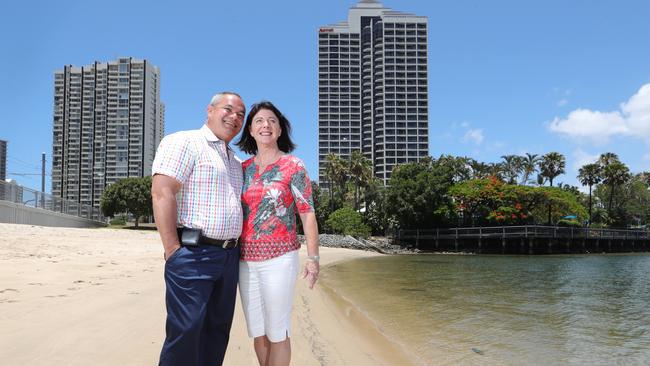 Mayor Tom Tate and wife Ruth are looking forward to the Gold Coast’s birthday. Picture Glenn Hampson