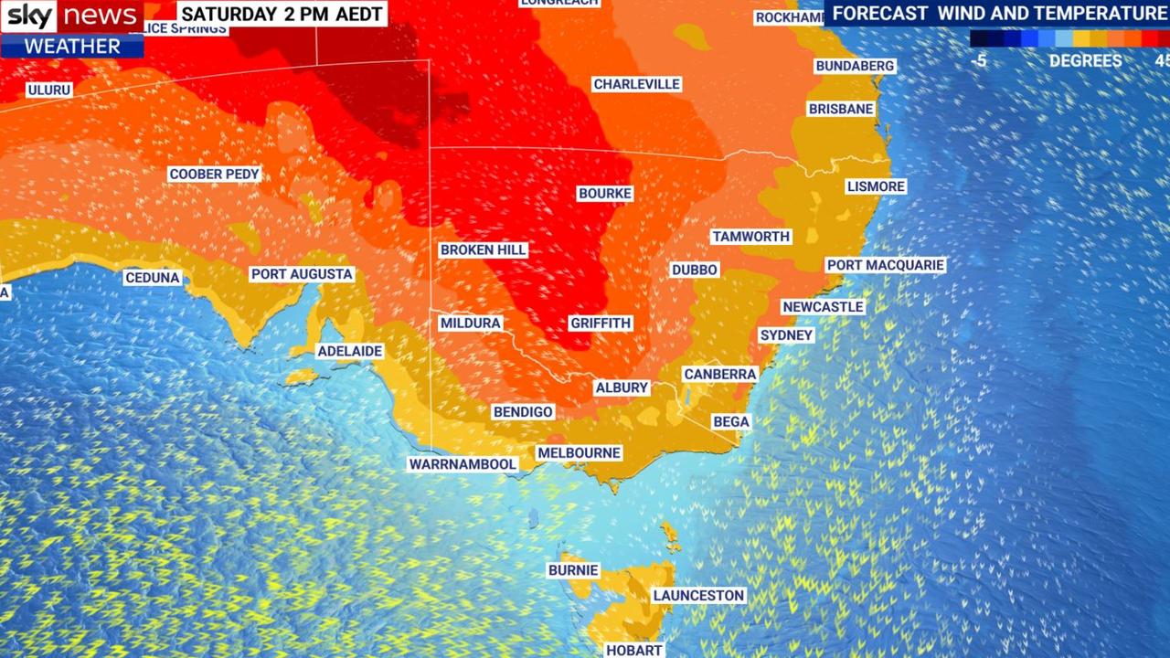 Sydney, Melbourne, Brisbane weather Forecast for hot weekend, possible