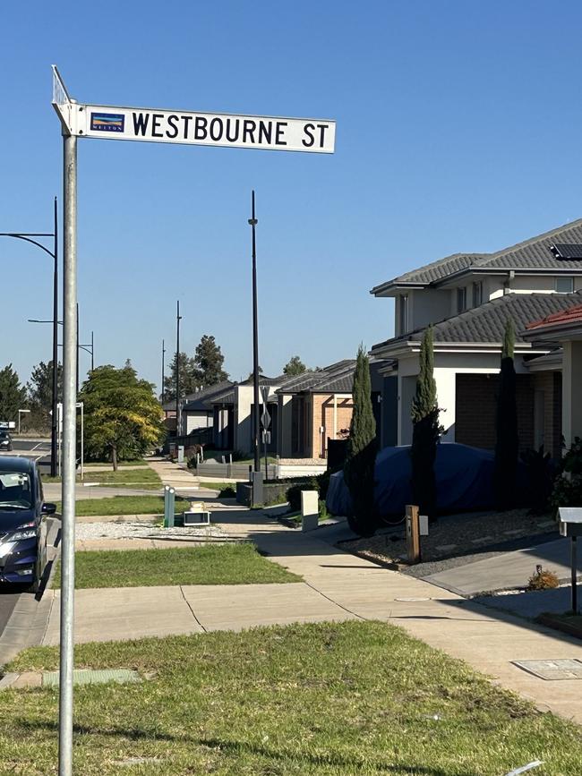 Westbourne Street, Strathtulloh, in Melbourne’s outer western suburbs.