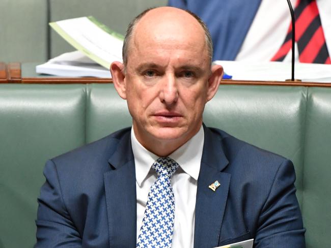 Assistant Treasurer Stuart Robert during Question Time in the House of Representatives at Parliament House in Canberra, Tuesday, December 4, 2018. (AAP Image/Mick Tsikas) NO ARCHIVING