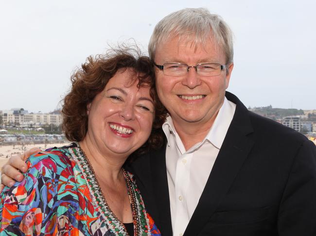 New Noosa locals Kevin Rudd and Therese Rein.