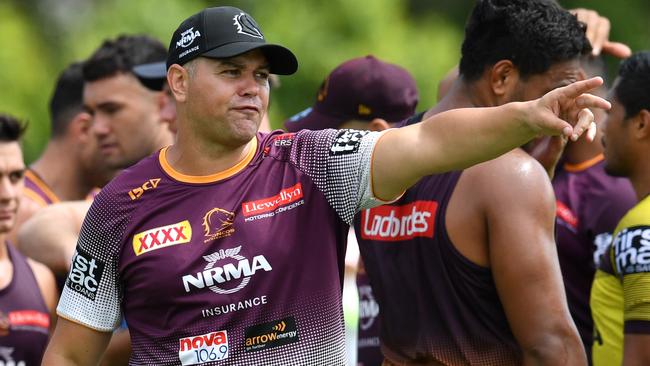 Anthony Seibold has got one of the thoughest gigs in the game. How do you follow in Wayne Bennett at the Broncos. Picture: AAP Image/Darren England