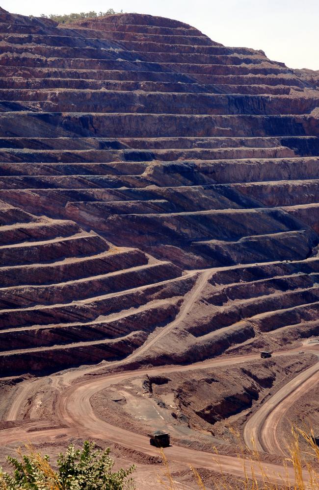 Rio Tinto's Argyle diamond mine in the Kimberleys, Western Australia. Picture: Calvert-borshoff Karin