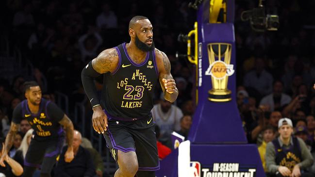 LeBron turned it on in the In-Season Tournament. Photo: Ronald Martinez/Getty Images/AFP.