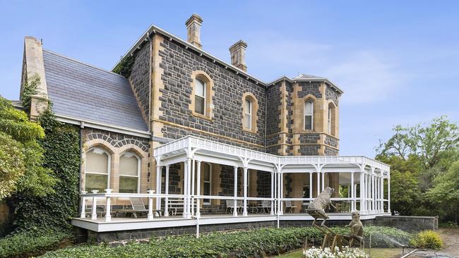 The centrepiece of Greystones is the 15 bedroom bluestone homestead.