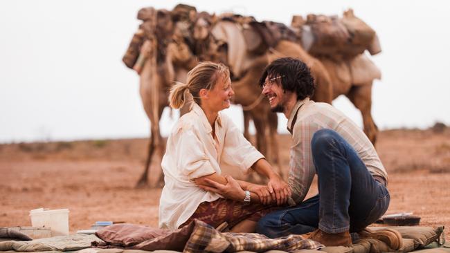 Mia Wasikowska and Adam Driver from Tracks.