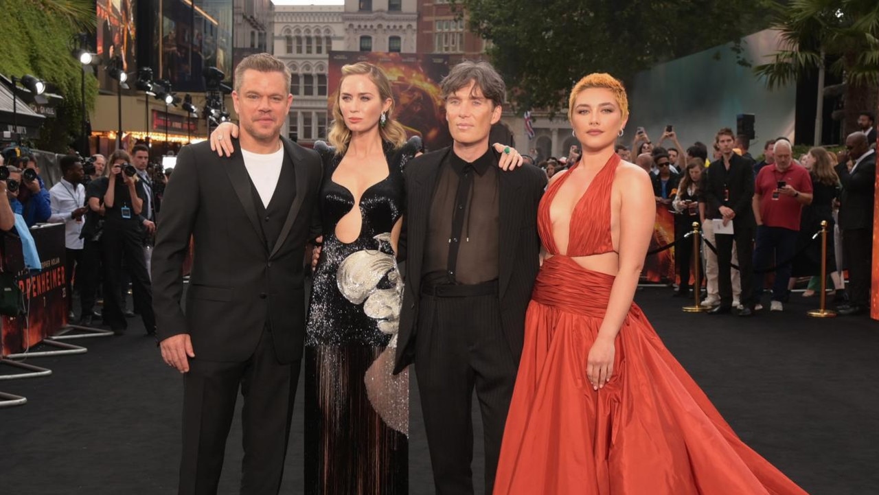 Matt Damon, Emily Blunt, Cillian Murphy and Florence Pugh all vanished from the <i>Oppenheimer</i> premiere. Picture: Eamonn M. McCormack/Getty Images for Universal Pictures