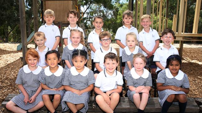 St Thomas Primary School Prep Andrea Back row L-R: Isaac Howlett, Beau Dunn, Ari Ihimaera-Smiler, Asher Carlon, Murphy Jones. Middle row: Tyler Kinsey, Ava Pratt, Harry Arnott, Olivia Bennett, Jude Cuthill. Front row: Evie Carty, Aurora Yabut, Caitlyn Angeles, Harry Tottle, Lucy Hobbs, Serah Joseph.