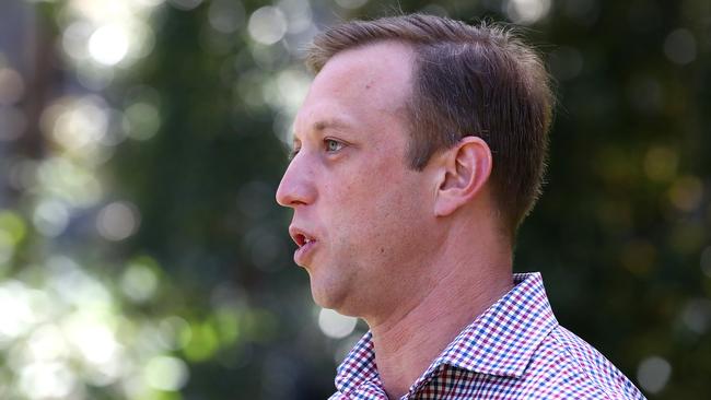 Health Minister Steven Miles says Queensland has conducted more than 40,000 coronavirus tests. Picture: Jono Searle/AAP