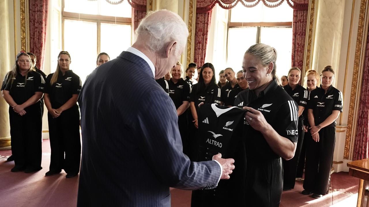 King Charles was given gifts. Photo by Aaron Chown – WPA Pool/Getty Images