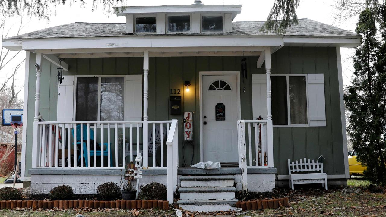 The home of James and Jennifer Crumbley, the parents of Oxford High School shooting suspect Ethan Crumbley, is seen in Oxford, Michigan.