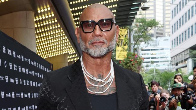 TORONTO, ONTARIO - SEPTEMBER 06: Dave Bautista attends the premiere of "The Last Showgirl" during the 2024 Toronto International Film Festival at Princess of Wales Theatre on September 06, 2024 in Toronto, Ontario.   Robin Marchant/Getty Images/AFP (Photo by Robin Marchant / GETTY IMAGES NORTH AMERICA / Getty Images via AFP)