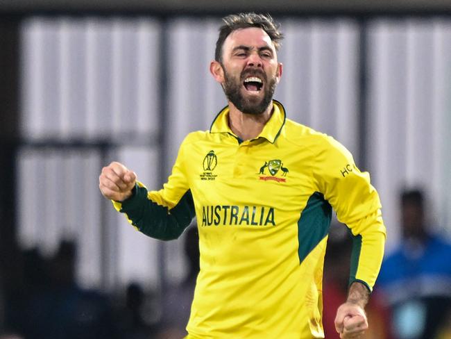Glenn Maxwell took 77 ODI wickets with his off spin. Picture: AFP